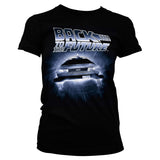 Billede af Back to the Future, Back To The Future: Flying Delorean T-Shirt (Kvinder)