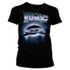 Billede af Back to the Future, Back To The Future: Flying Delorean T-Shirt (Kvinder)