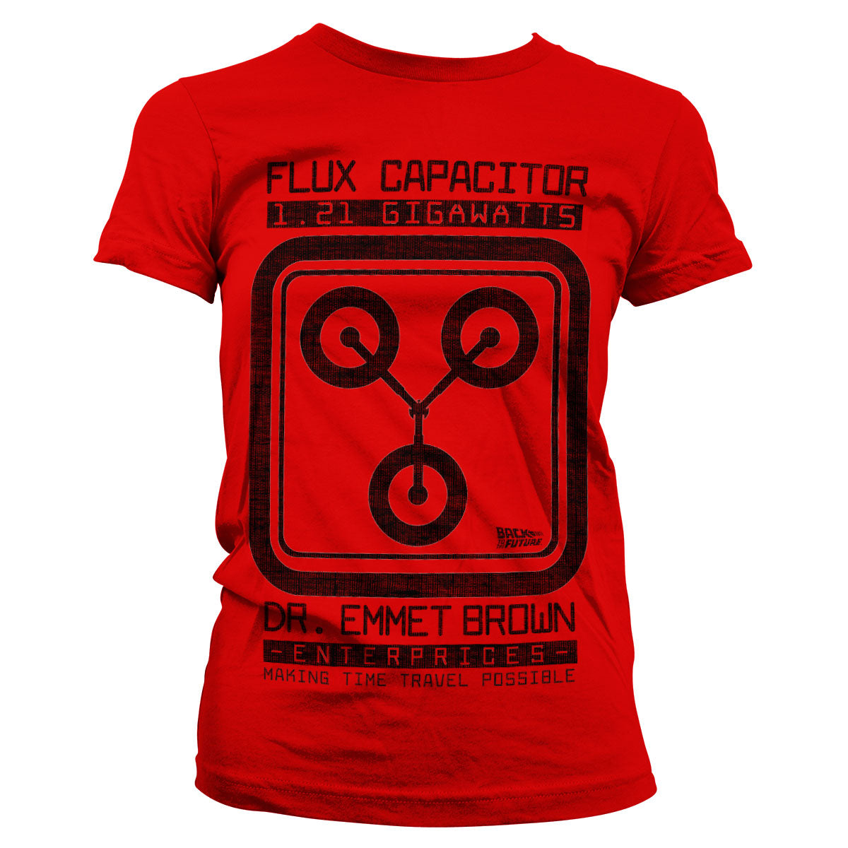 Billede af Back to the Future, Back To The Future: Flux Capacitor T-Shirt (Kvinder)