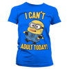 Billede af Minions, Minions: I Can't Adult Today T-Shirt (Kvinder)