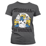 Billede af Minions, Minions: Normal Life Is Boring T-Shirt (Kvinder)