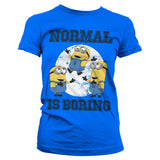 Billede af Minions, Minions: Normal Life Is Boring T-Shirt (Kvinder)