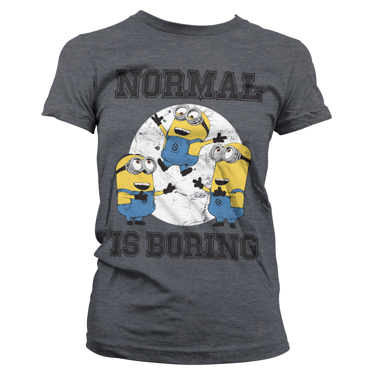 Billede af Minions, Minions: Normal Life Is Boring T-Shirt (Kvinder)