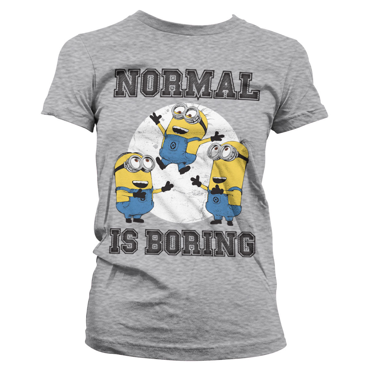 Billede af Minions, Minions: Normal Life Is Boring T-Shirt (Kvinder)