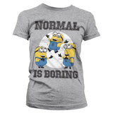Billede af Minions, Minions: Normal Life Is Boring T-Shirt (Kvinder)