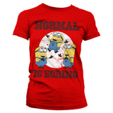 Billede af Minions, Minions: Normal Life Is Boring T-Shirt (Kvinder)
