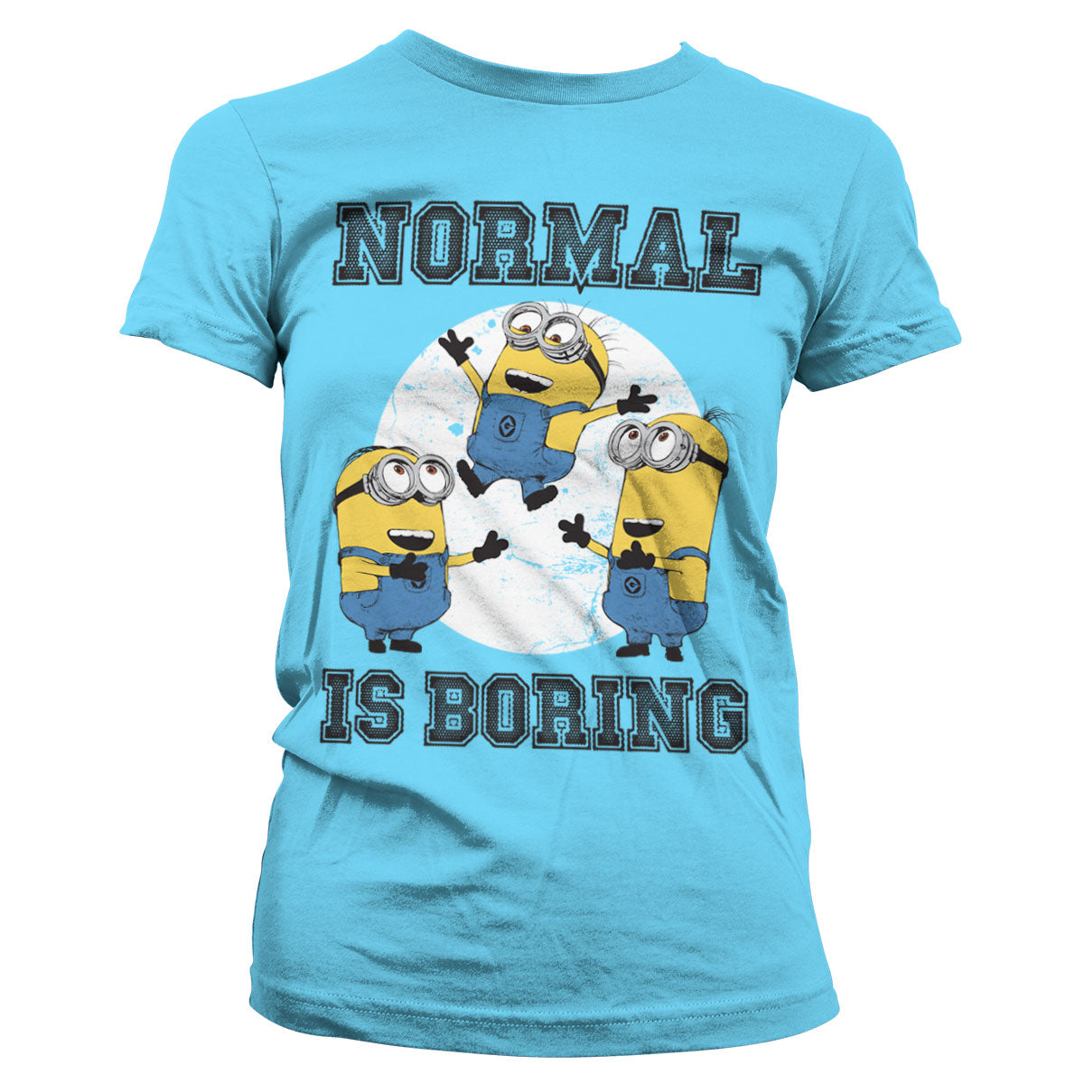 Billede af Minions, Minions: Normal Life Is Boring T-Shirt (Kvinder)