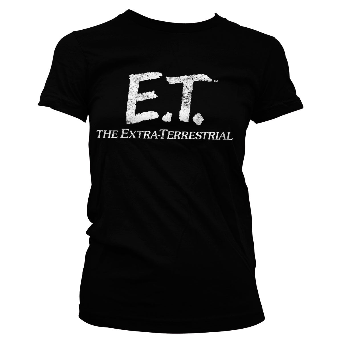 Billede af E.T, E.T.: Extra-Terrestrial Distressed Logo T-Shirt (Kvinder)