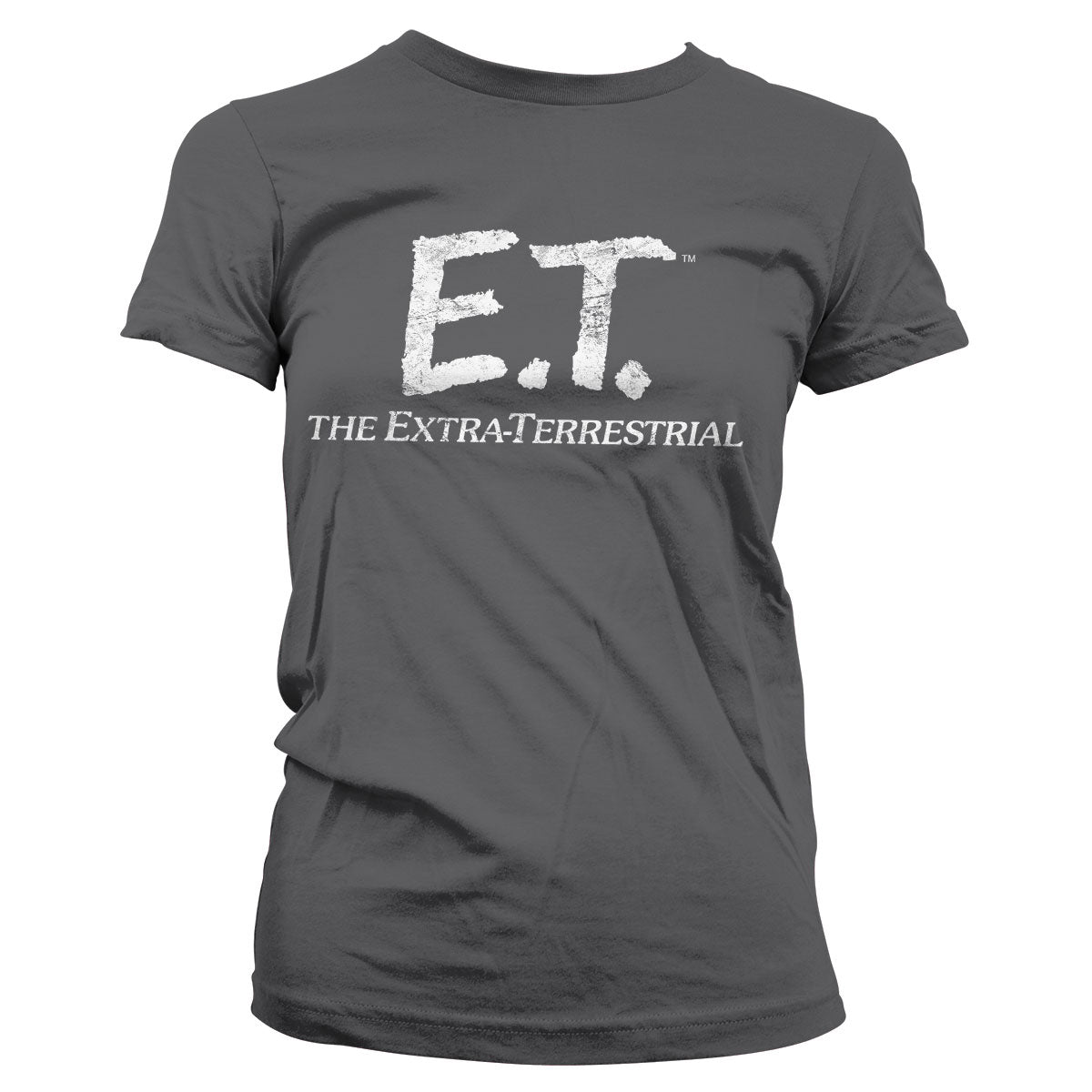 Billede af E.T, E.T.: Extra-Terrestrial Distressed Logo T-Shirt (Kvinder)