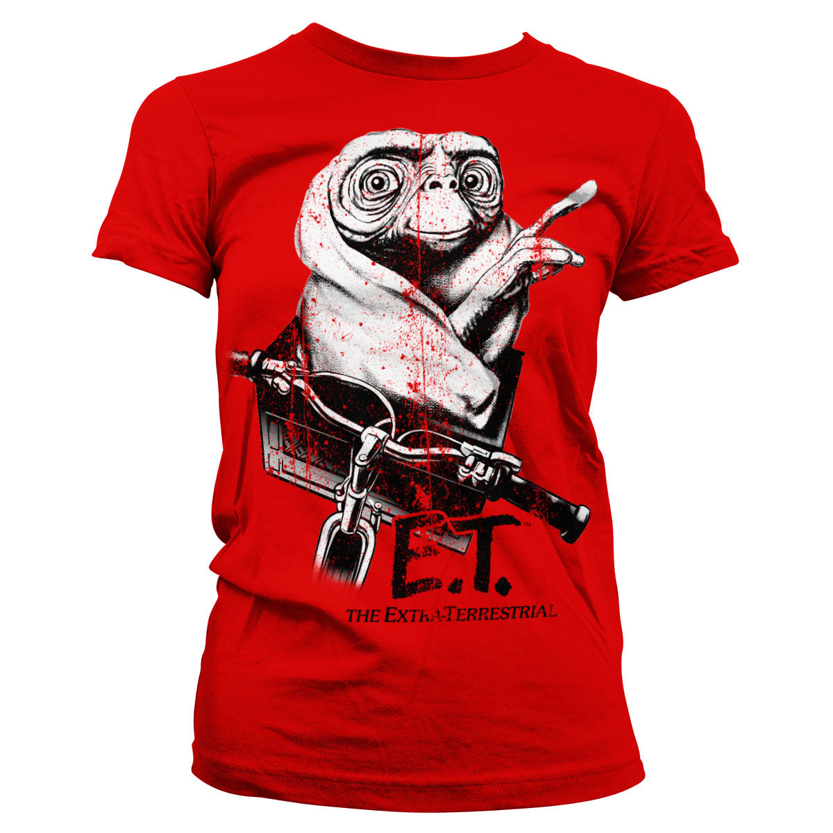 Billede af E.T, E.T.: Biking Distressed T-Shirt (Kvinder)