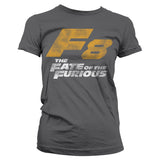 Billede af Fast & Furious, Fast & Furious: F8 Distressed Logo T-Shirt (Kvinder)