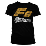 Billede af Fast & Furious, Fast & Furious: F8 Distressed Logo T-Shirt (Kvinder)