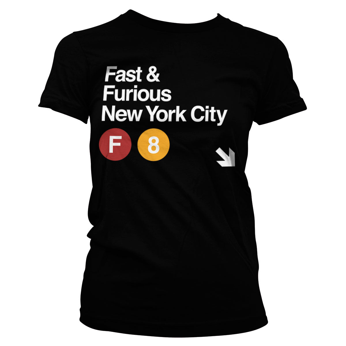Billede af Fast & Furious, Fast & Furious: NYC T-Shirt (Kvinder)