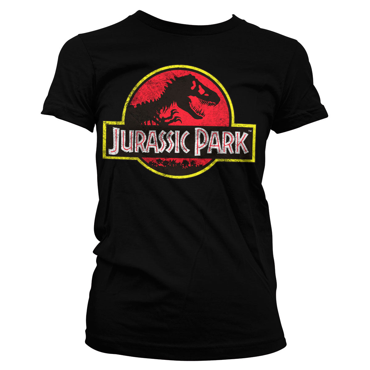 Billede af Jurassic Park, Jurassic Park: Distressed Logo T-Shirt (Kvinder)
