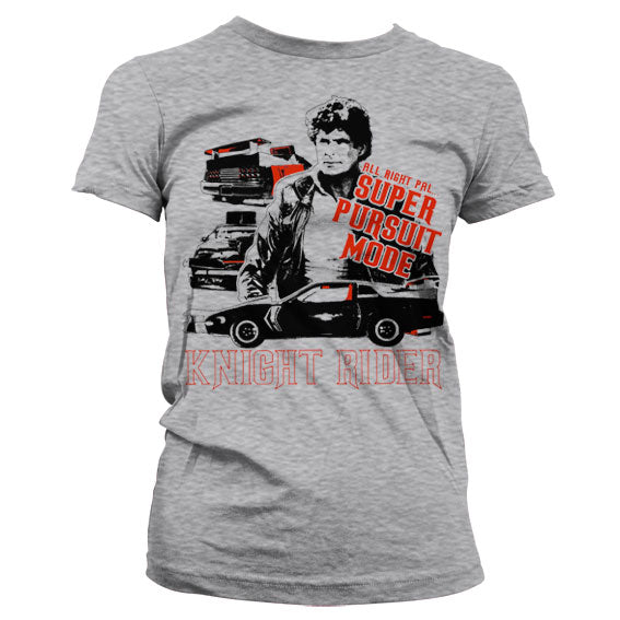 Billede af Knight Rider, Knight Rider: Super Pursuit Mode T-Shirt (Kvinder)