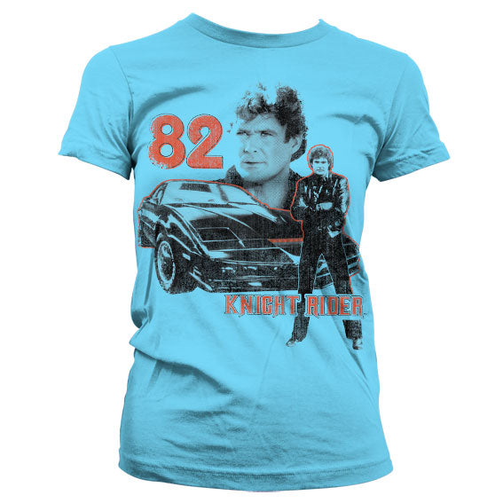 Billede af Knight Rider, Knight Rider: 1982 T-shirt (Kvinder)