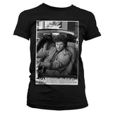 Billede af Knight Rider, Knight Rider: Hasselhoff In Knight Rider T-Shirt (Kvinder)