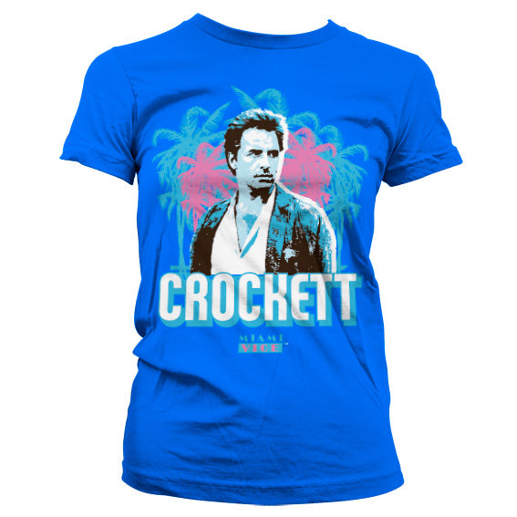 Billede af Miami Vice, Miami Vice: Crockett Palms T-shirt (Kvinder)
