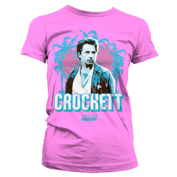 Billede af Miami Vice, Miami Vice: Crockett Palms T-shirt (Kvinder)
