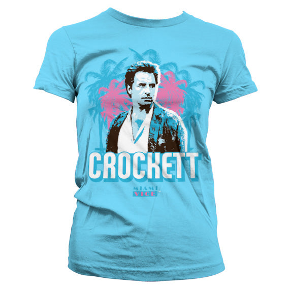 Billede af Miami Vice, Miami Vice: Crockett Palms T-shirt (Kvinder)