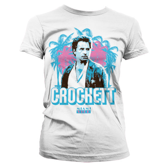 Billede af Miami Vice, Miami Vice: Crockett Palms T-shirt (Kvinder)