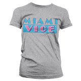 Billede af Miami Vice, Miami Vice: Distressed Logo T-shirt (Kvinder)