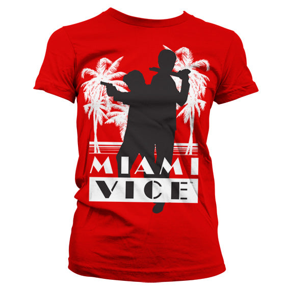 Billede af Miami Vice, Miami Vice: Silhuettes T-shirt (Kvinder)