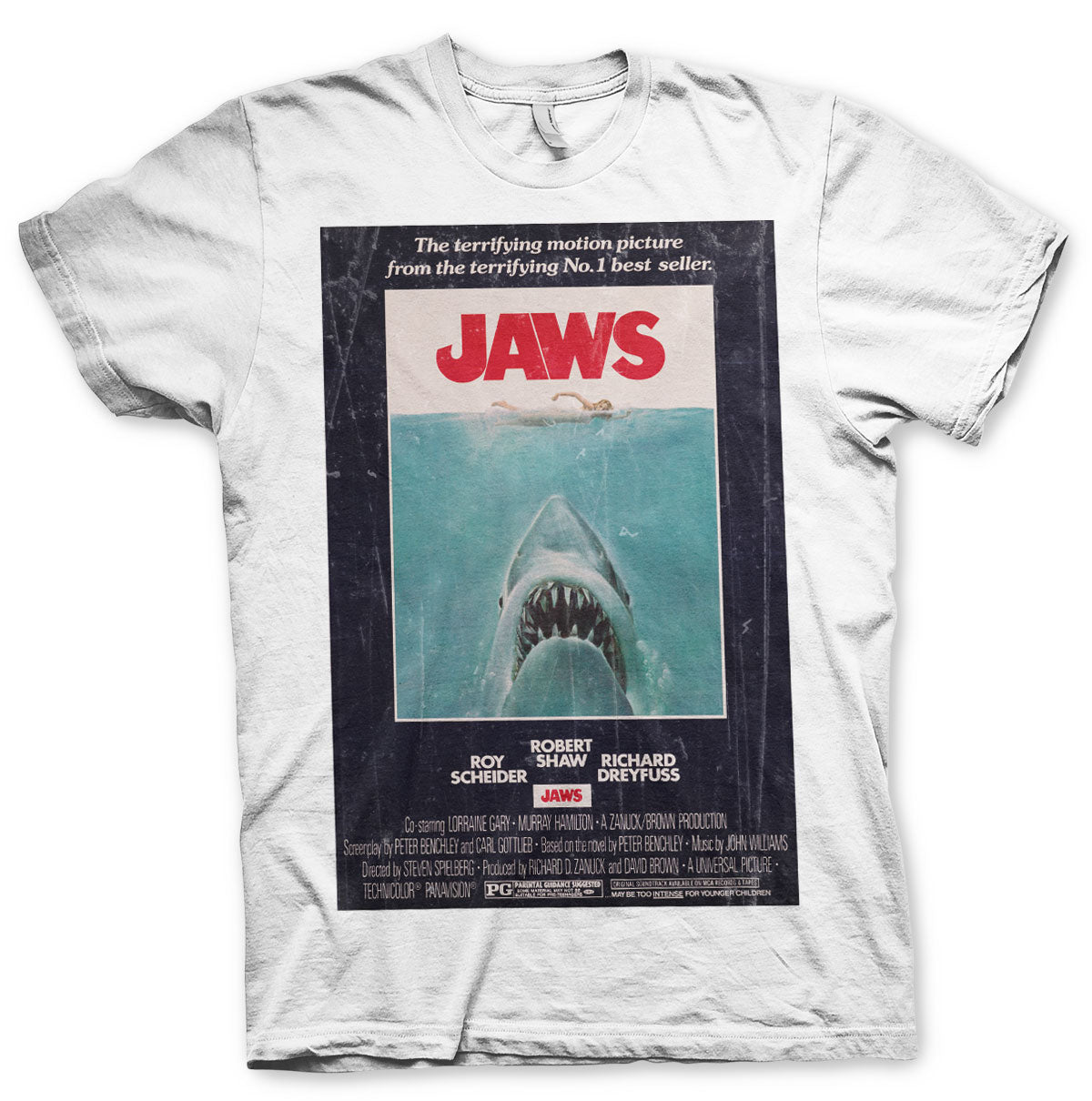 Billede af Jaws, Jaws: Vintage Original Poster T-Shirt