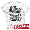 Billede af Back to the Future, Back To The Future: Doc Brown Time Travel Agency T-Shirt (Big & Tall)