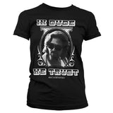 Billede af The Big Lebowski, In Dude We Trust T-shirt (Kvinder)