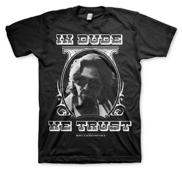 Billede af The Big Lebowski, In Dude We Trust T-Shirt