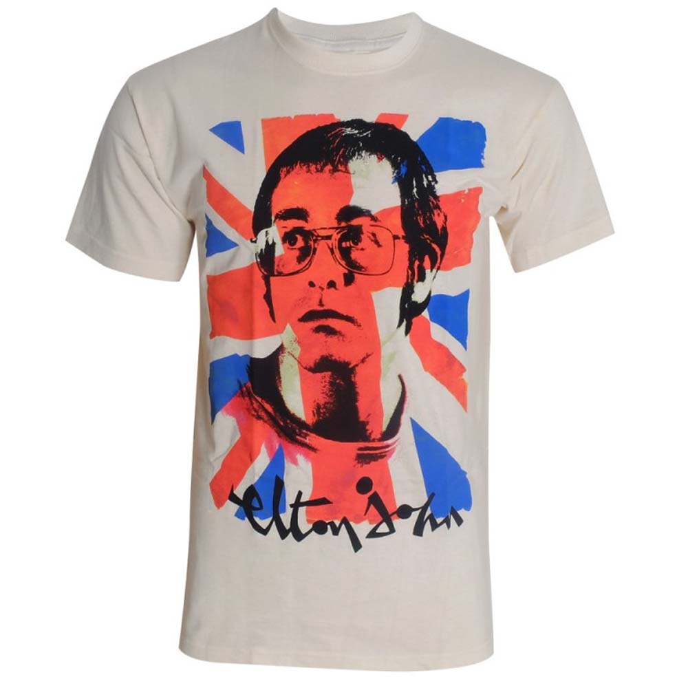Billede af Elton John Union Jack T-shirt