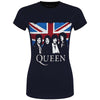 Billede af Queen Union Jack Vintage T-shirt til kvinder