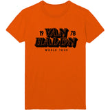 Billede af Van Halen World Tour '78 T-shirt