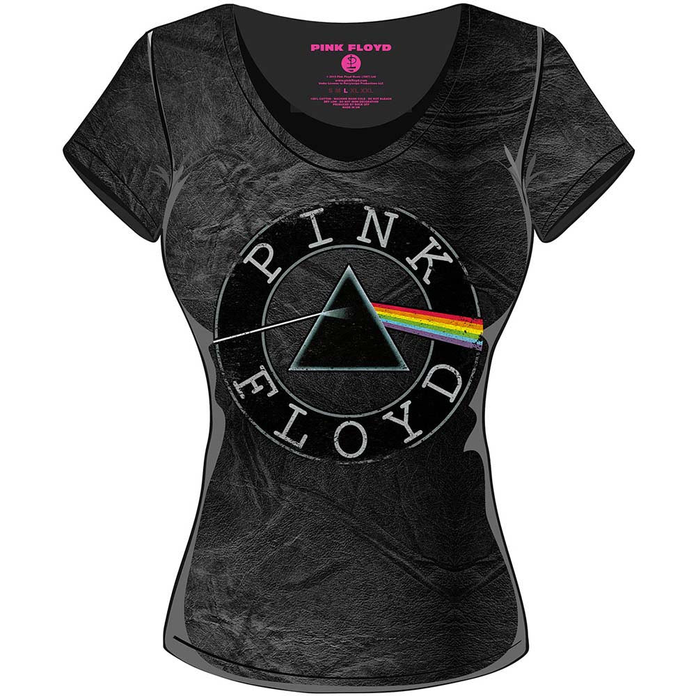 Billede af Pink Floyd Vintage Circle Logo T-shirt til kvinder