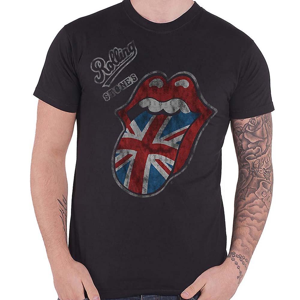 Billede af The Rolling Stones Vintage British Tongue T-shirt black