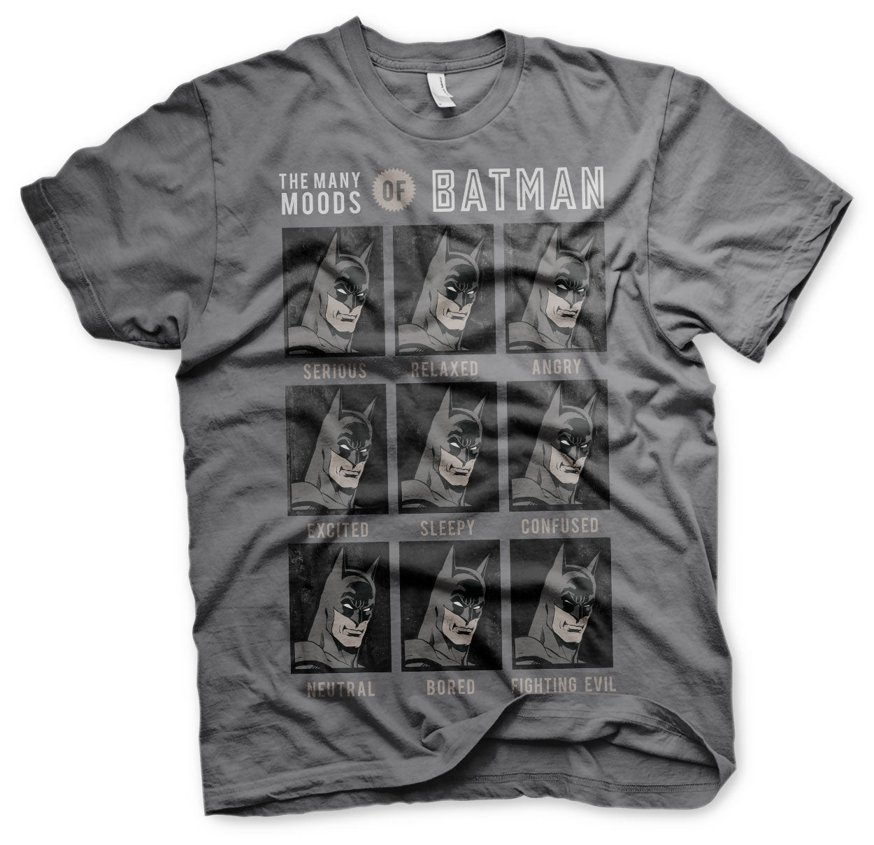 Billede af DC Comics, DC Comics: The Many Moods Of Batman T-Shirt