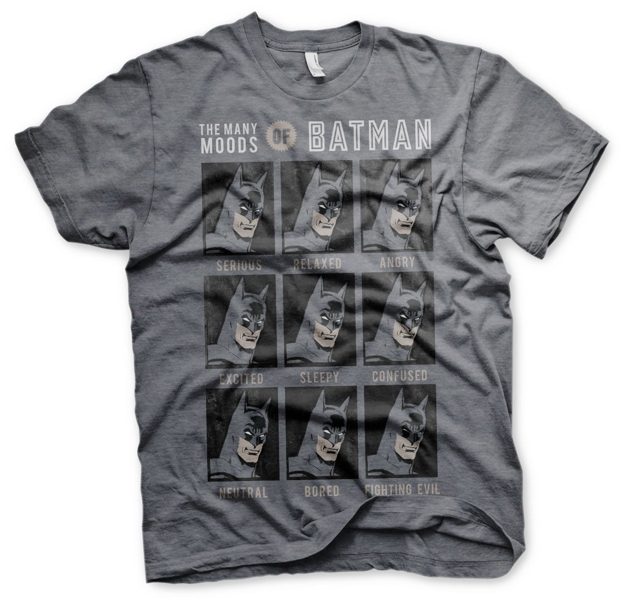 Billede af DC Comics, DC Comics: The Many Moods Of Batman T-Shirt