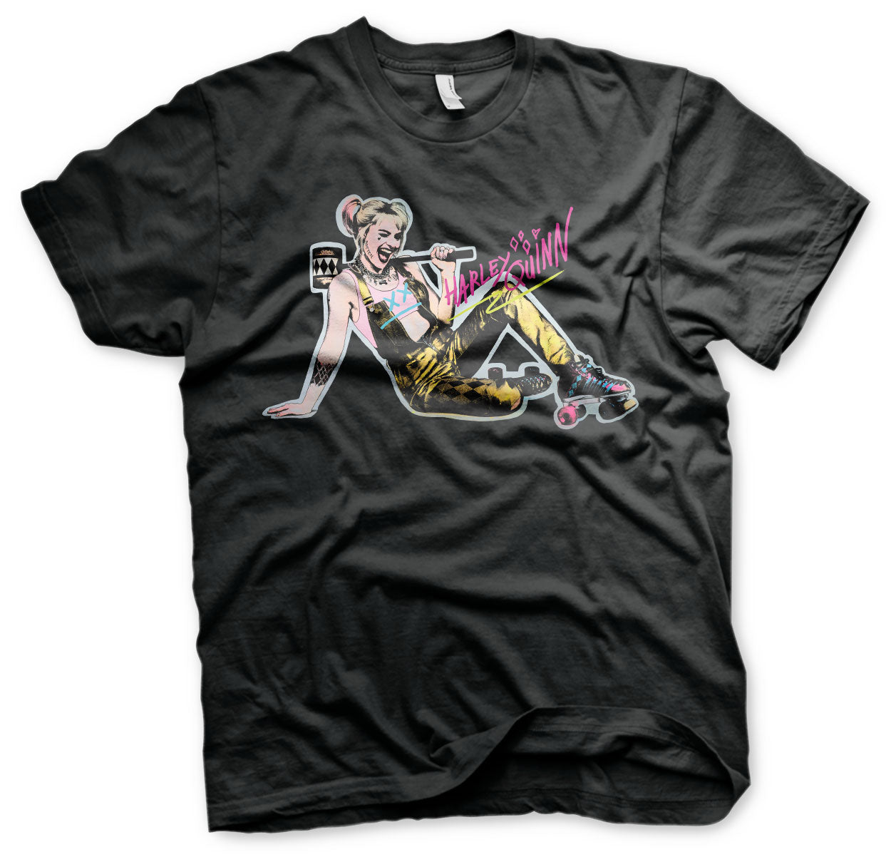 Billede af Birds of Prey, Birds of Prey: Harley Quinn Roller Skates T-Shirt