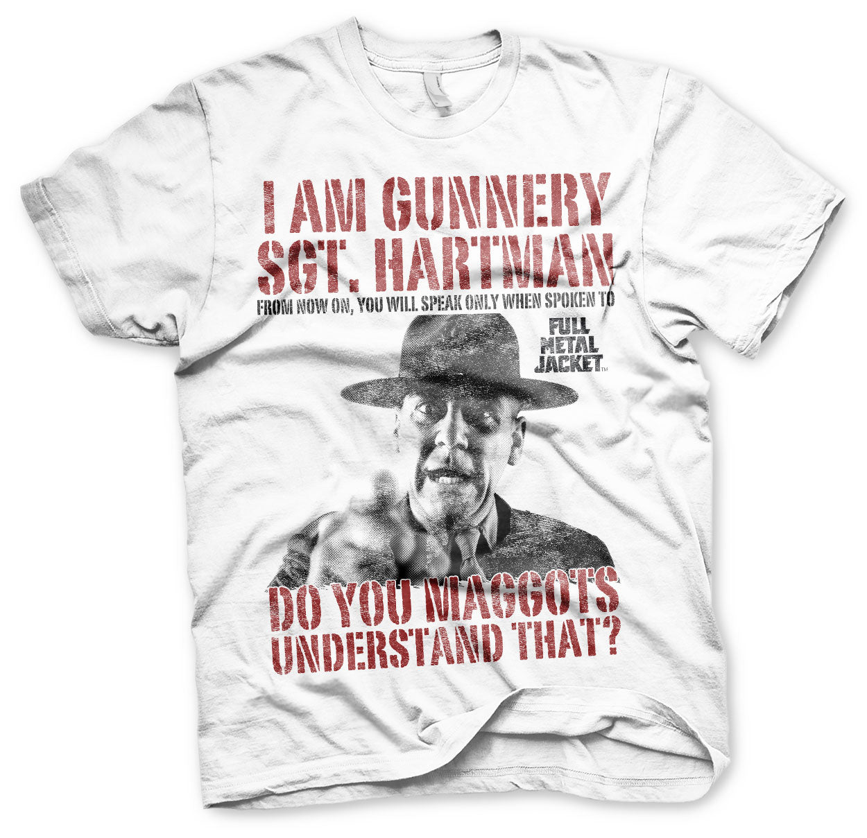 Billede af Full Metal Jacket, Full Metal Jacket: Sgt. Hartman T-Shirt