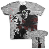 Billede af Freddy Vs Jason, Freddy Vs Jason: Freddy Krueger Allover T-Shirt