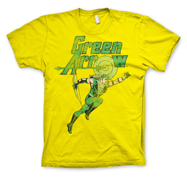 Billede af Green Arrow, Green Arrow: Distressed T-Shirt