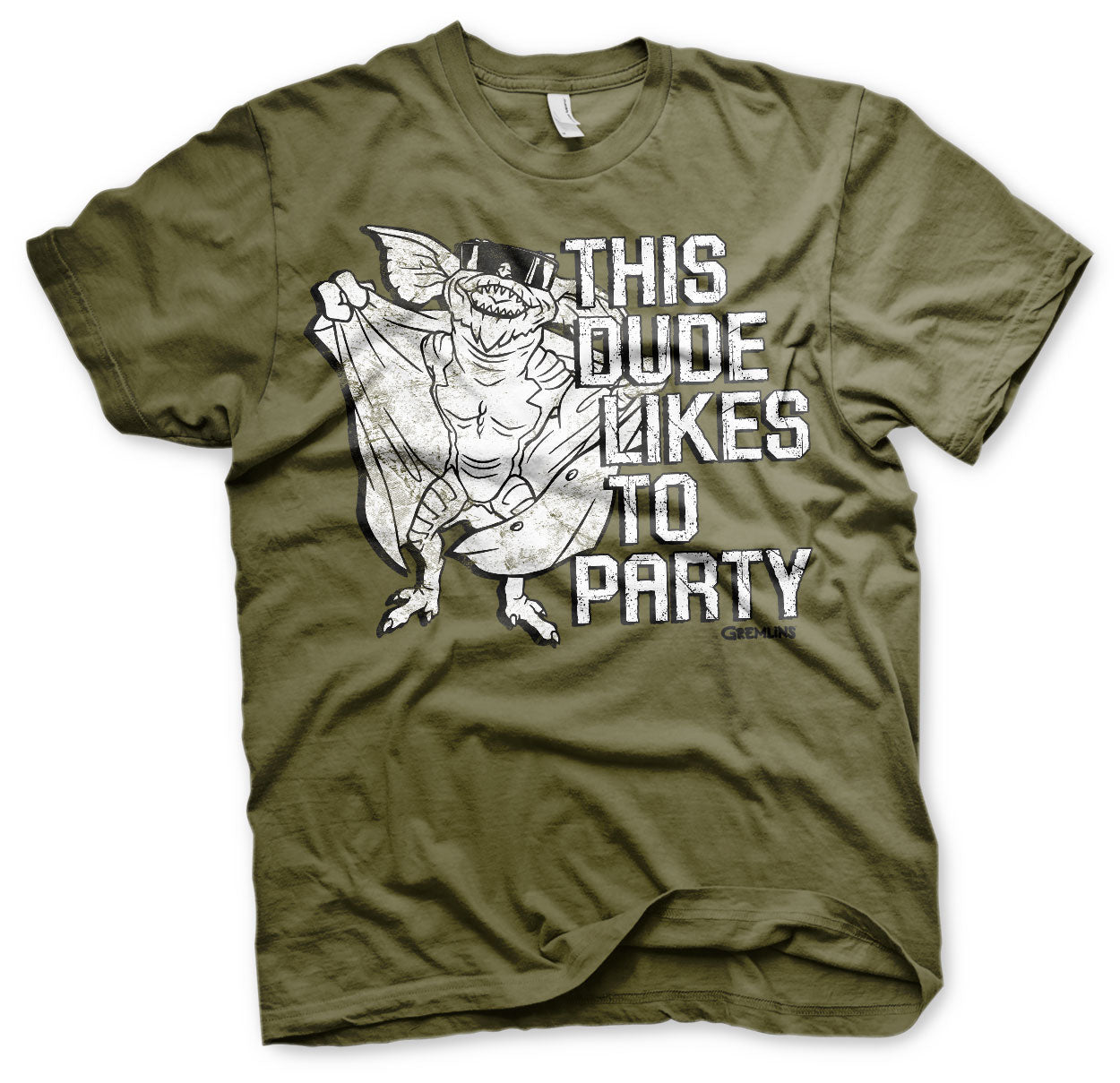 Billede af Gremlins, Gremlins: This Dude Likes To Party T-Shirt