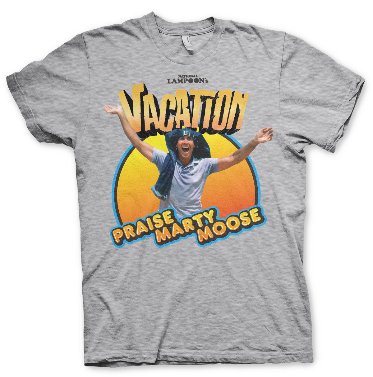 Billede af Fars Fede Ferie, Fars Fede Ferie: Praise Marty Moose T-Shirt