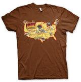 Billede af Fars Fede Ferie, Fars Fede Ferie: Lampoon's Vacation Roadmap T-Shirt