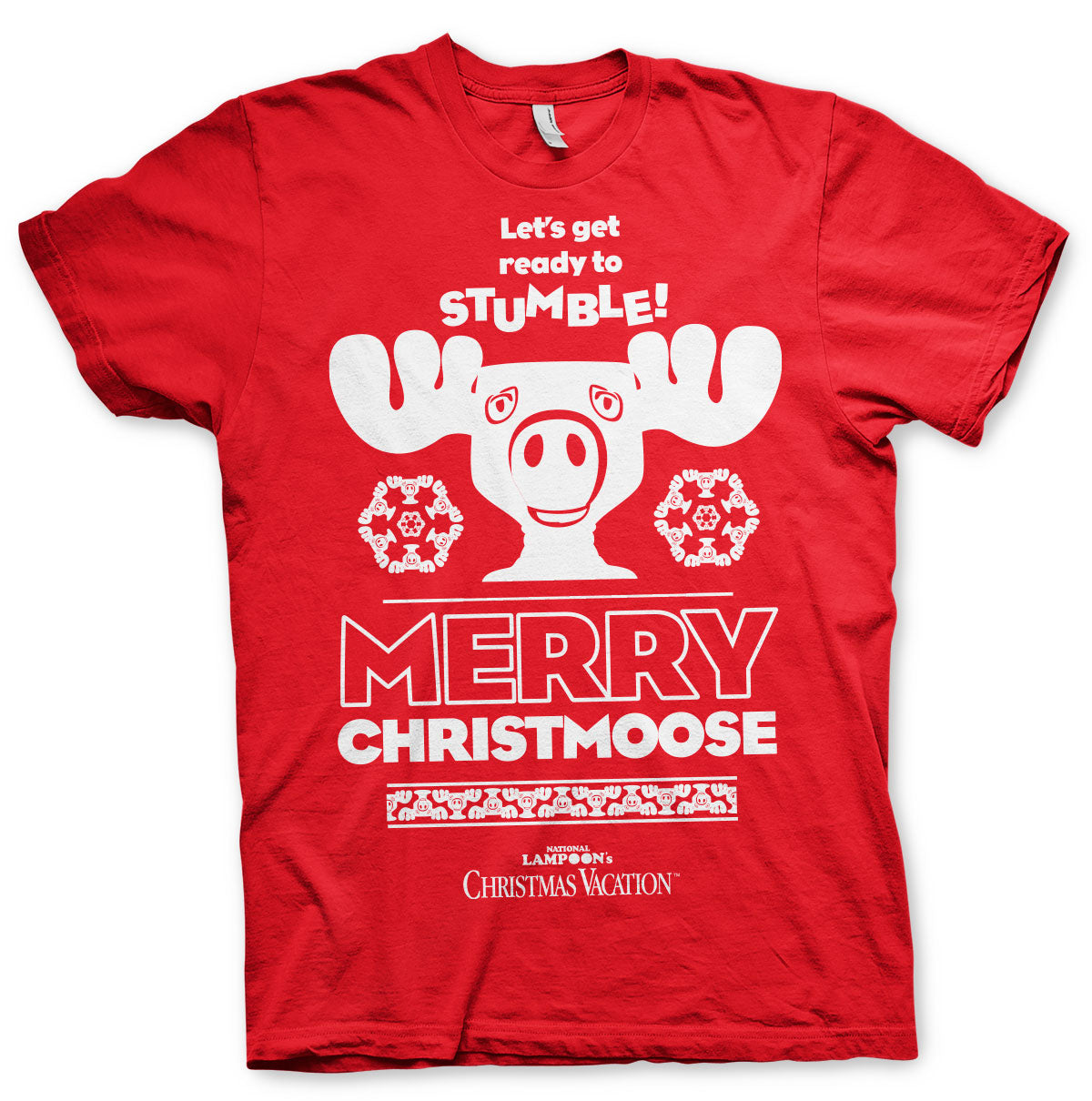Billede af Fars Fede Ferie, Fars Fede Ferie: Merry Christmoose T-Shirt