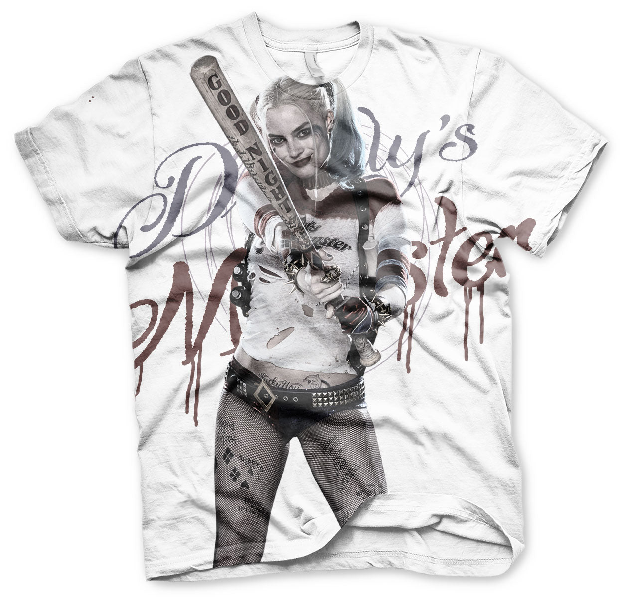 Billede af Suicide Squad: Harley Quinn - Daddy´s Lil Monster Allover T-Shirt