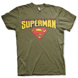 Billede af Superman, Superman: Blockletter Logo T-Shirt