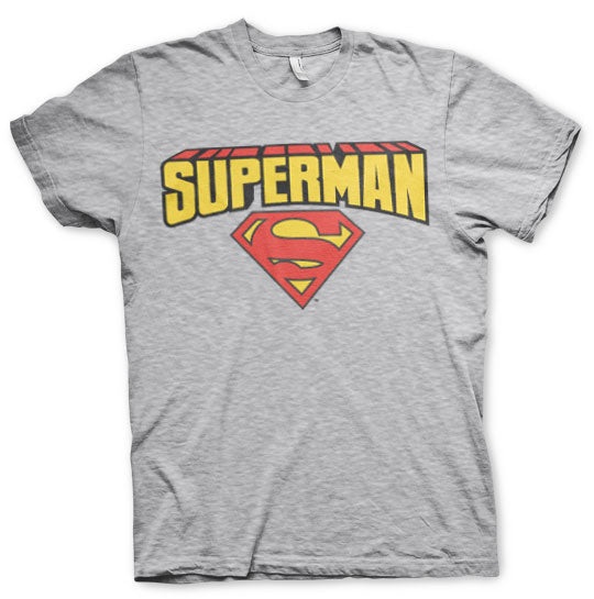 Billede af Superman, Superman: Blockletter Logo T-Shirt