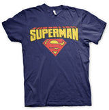 Billede af Superman, Superman: Blockletter Logo T-Shirt